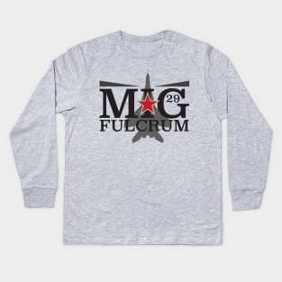 Mig-29 Fulcrum Kids Long Sleeve T-Shirt